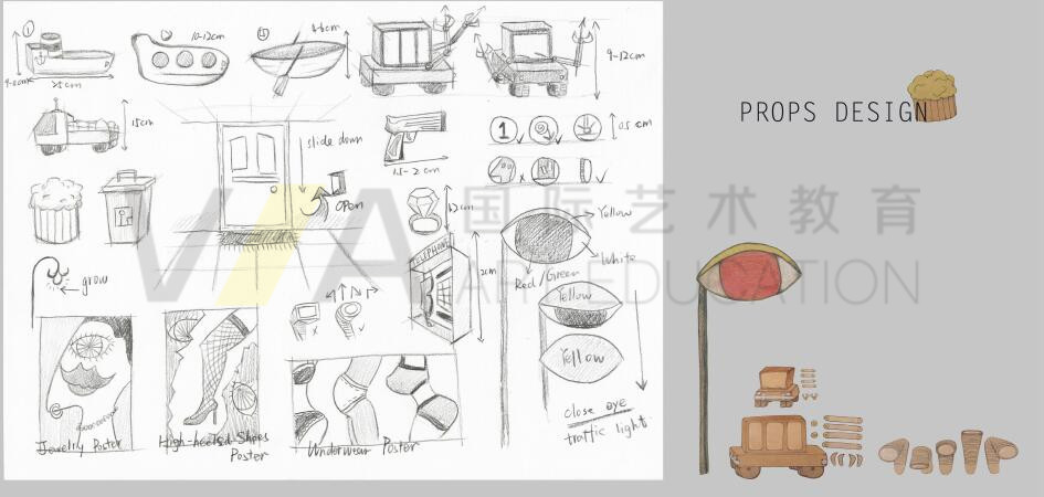 美國藝術(shù)留學(xué)動畫設(shè)計(jì)作品