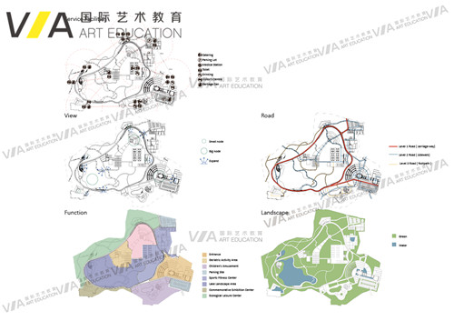 VA美國(guó)藝術(shù)留學(xué)景觀設(shè)計(jì)作品集